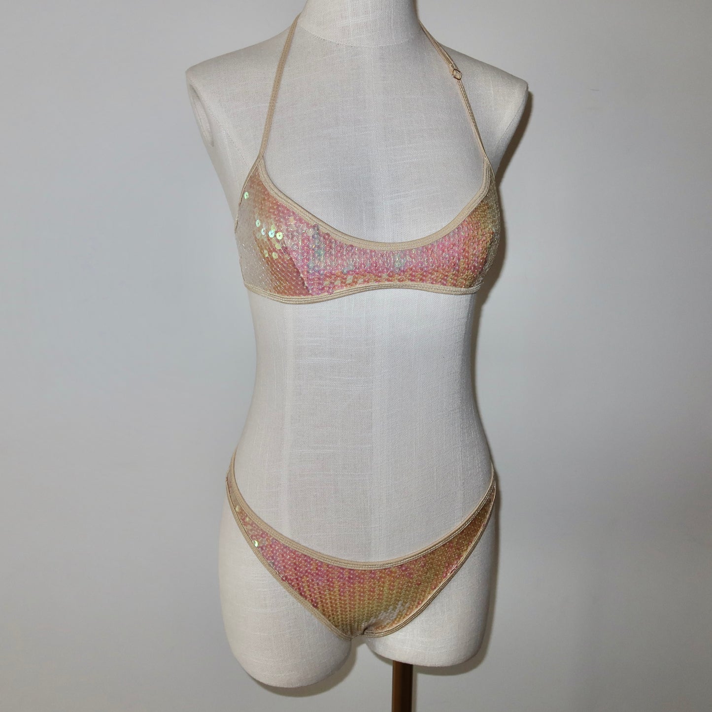 Plein Sud Iridescent Sequin Bikini