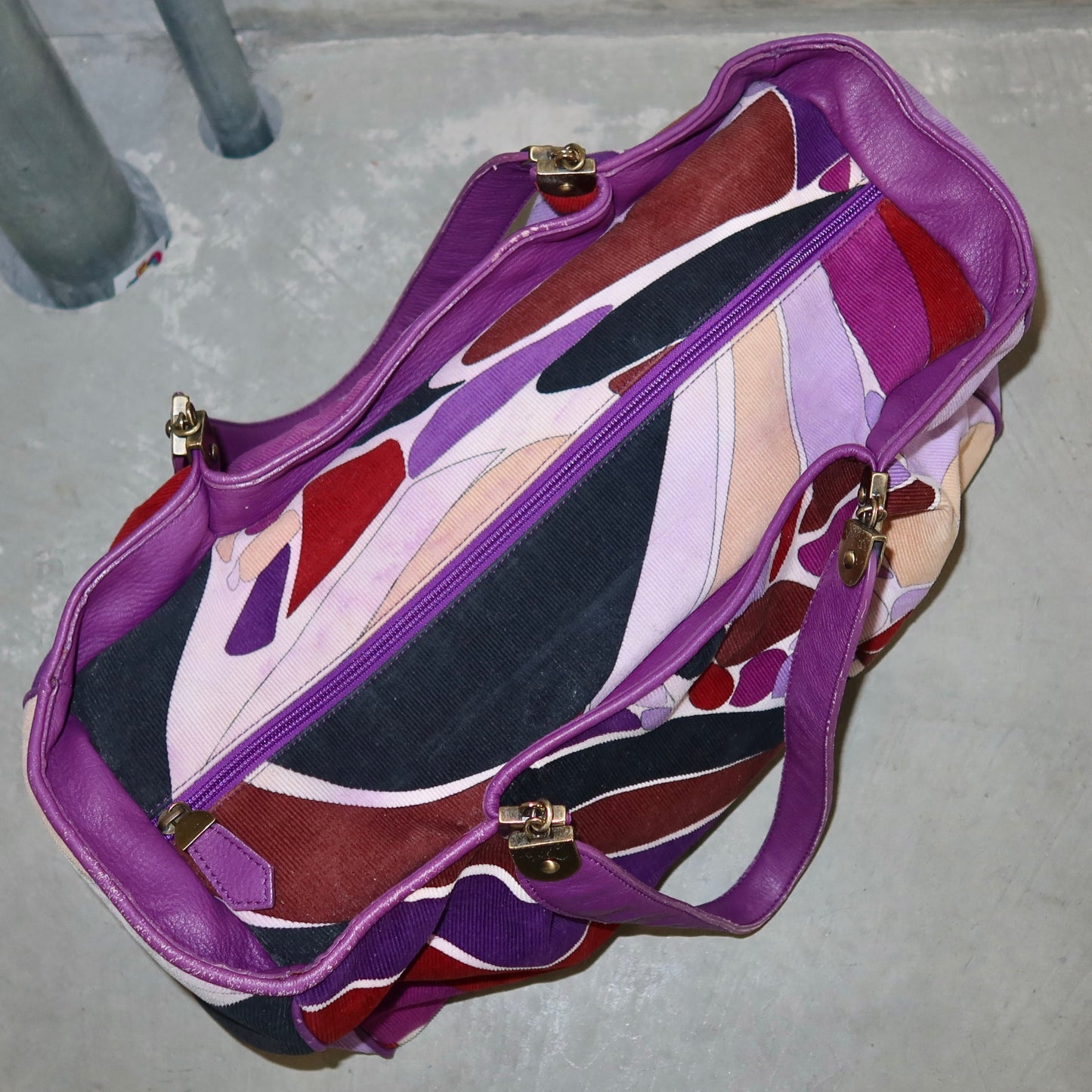 Emilio Pucci AW2005 Large Corduroy Tote