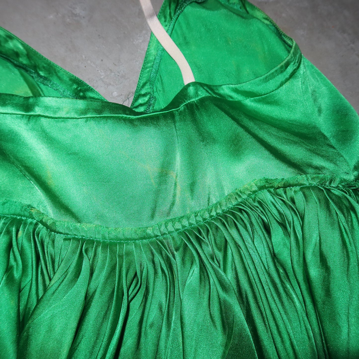 Chloé AW2004 Green Silk Top