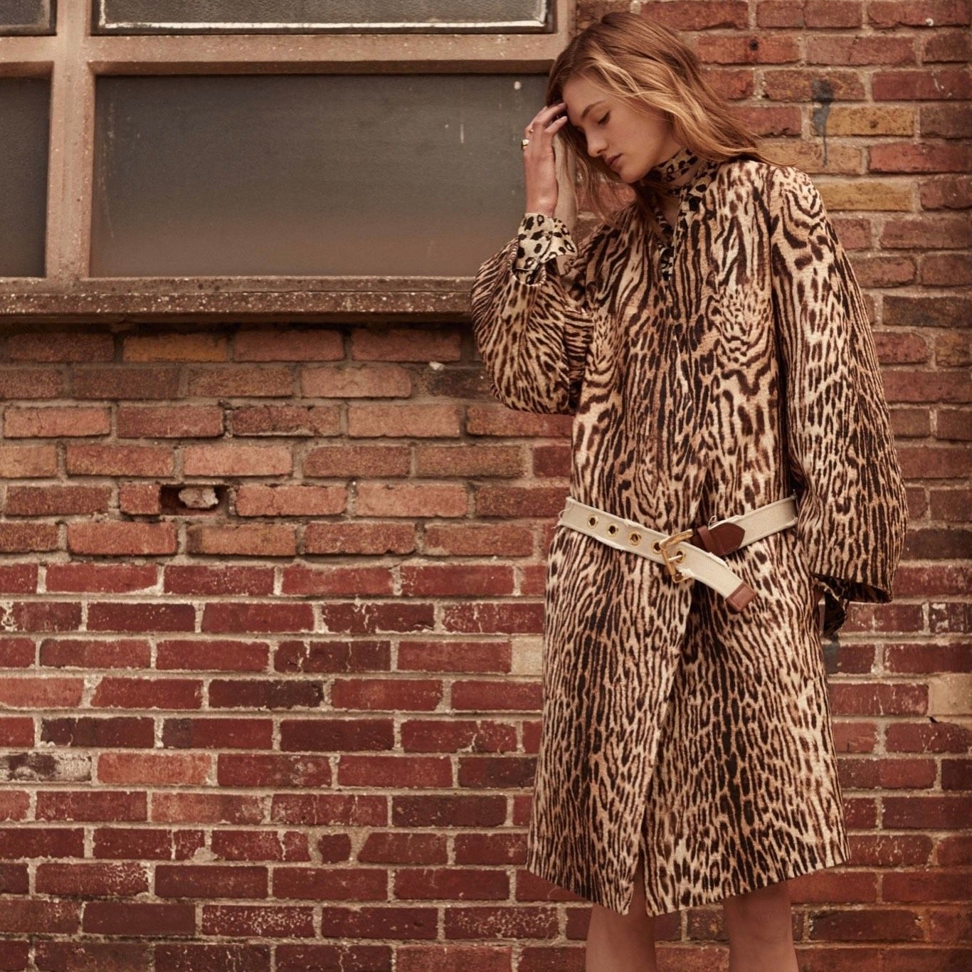 Chloé Resort 2016 Leopard Print Skirt