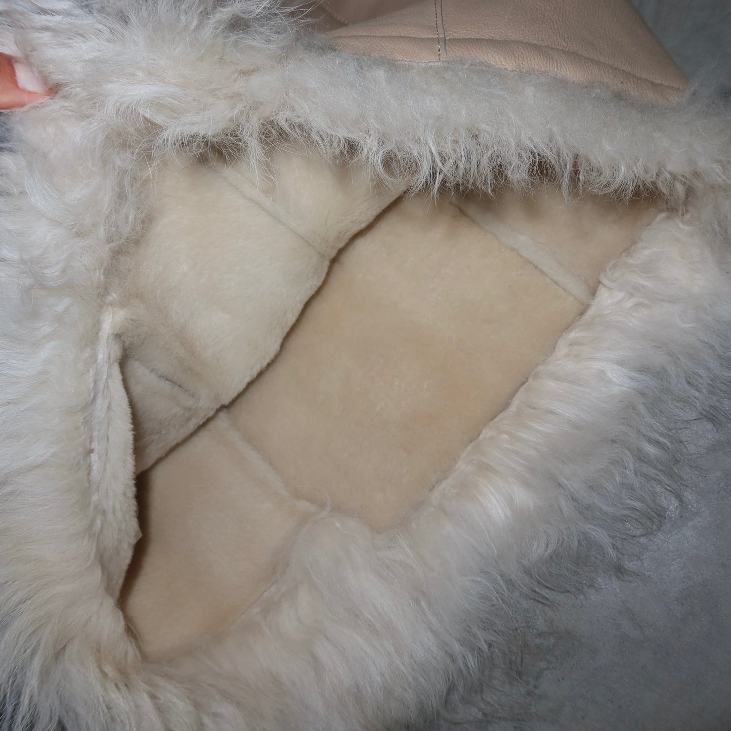 Burberry Leather and Shearling Mini Skirt