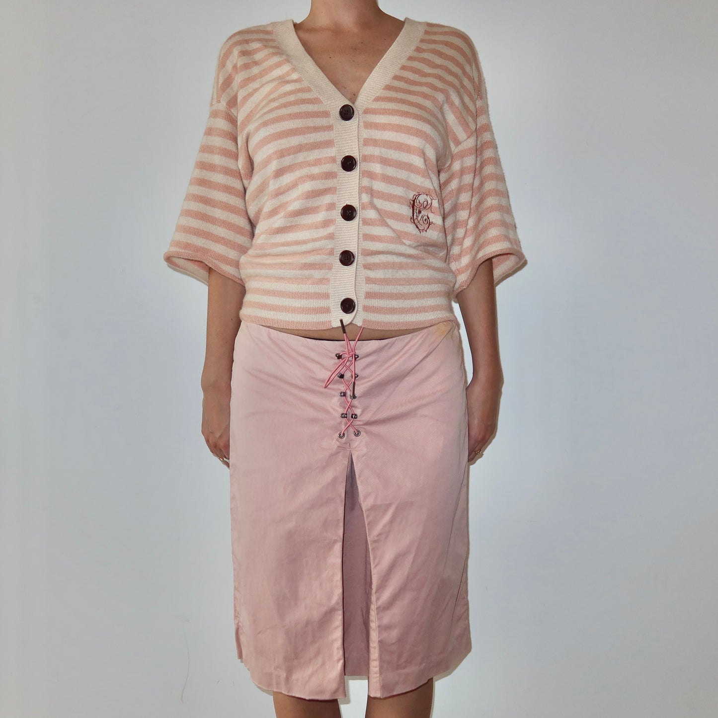 Gucci SS2002 Pink Skirt
