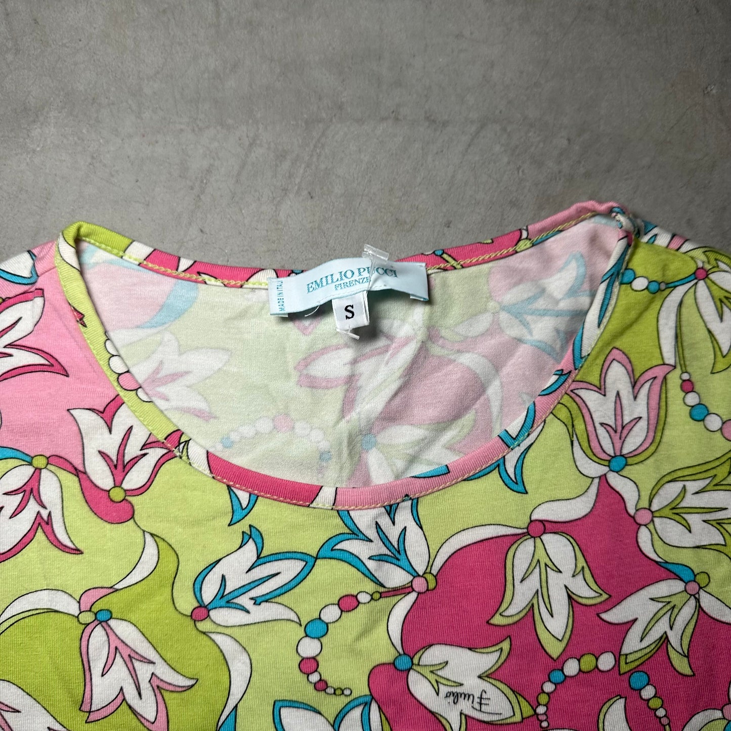 Emilio Pucci Printed Mini Skirt Set