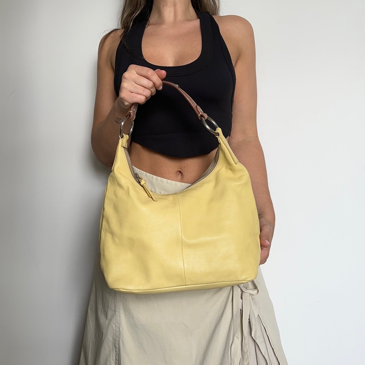 Miu Miu Yellow Leather Bag