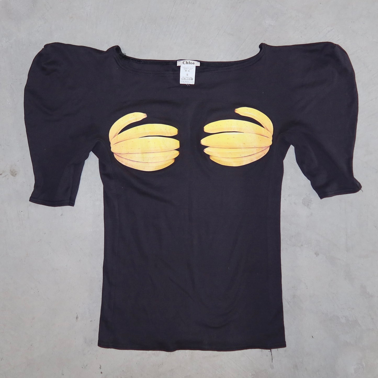 Chloé SS2001 ‘Keep Your Bananas Off My Melons’ Top
