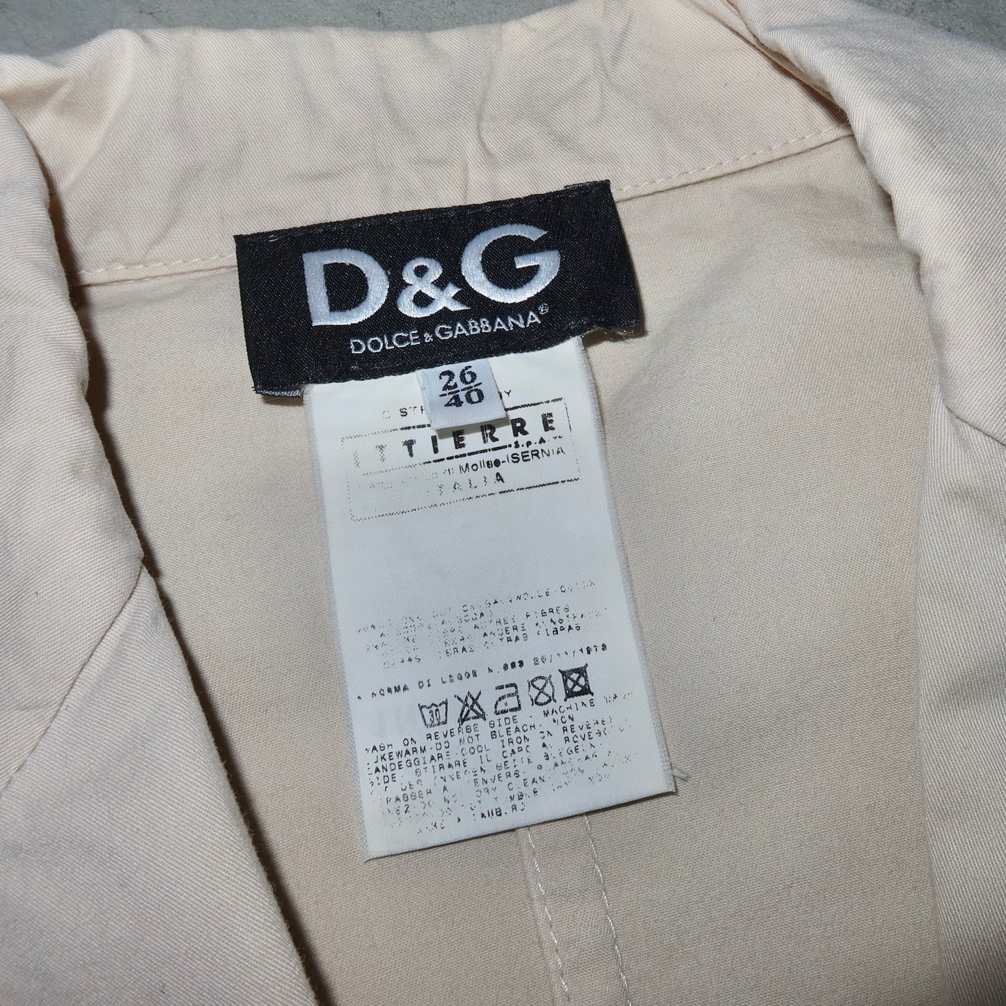 D&G Cream Blazer