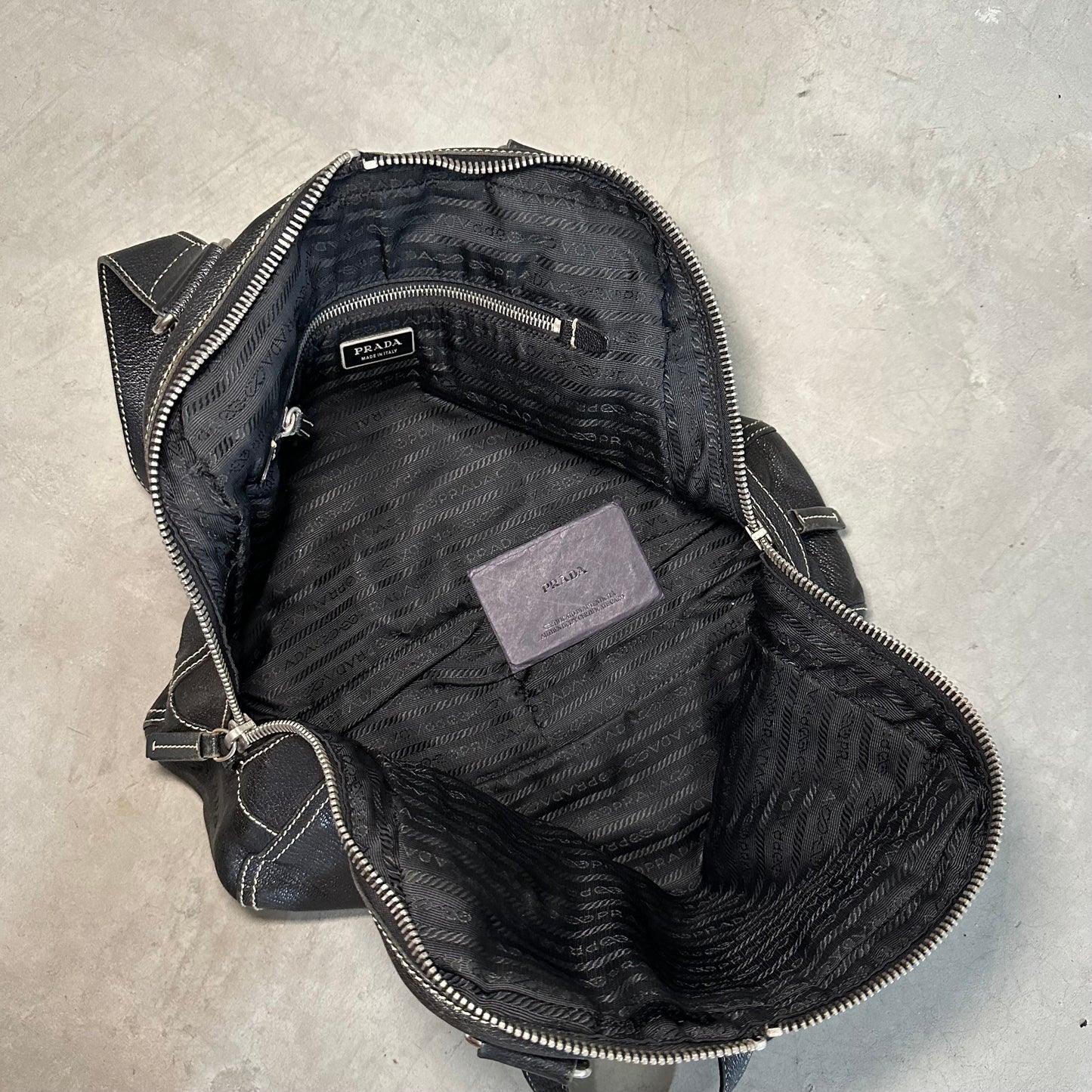 Prada Black Leather Handbag