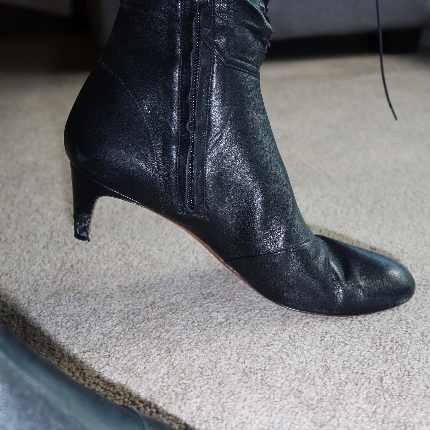 Celine by Phoebe Philo Thigh High Lace-Up Boots (40)