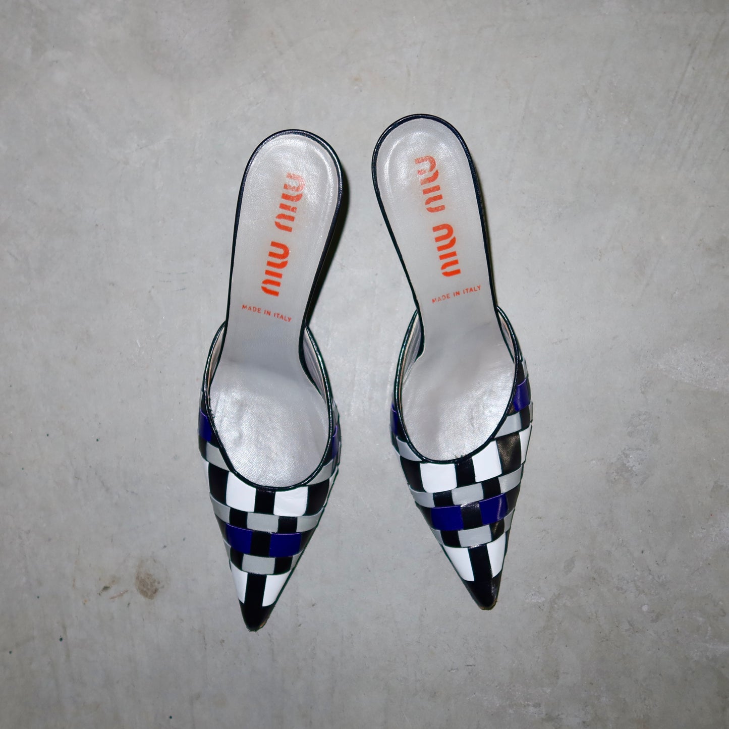 Miu Miu SS2001 Patchwork Mules (40)