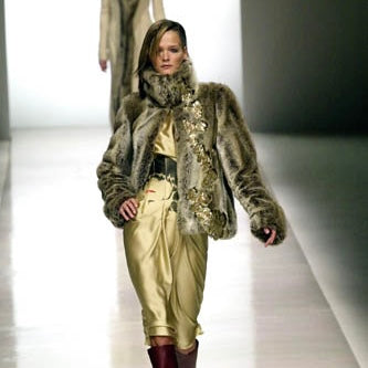 Chloé AW2001 Faux Fur Coat