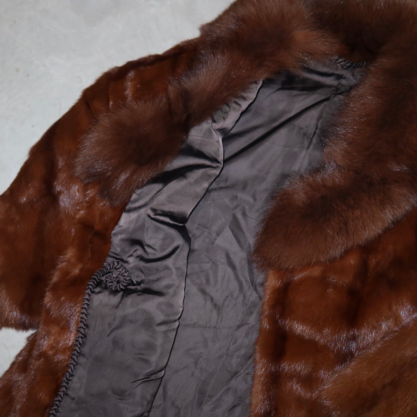 Vintage Brown Fur Coat