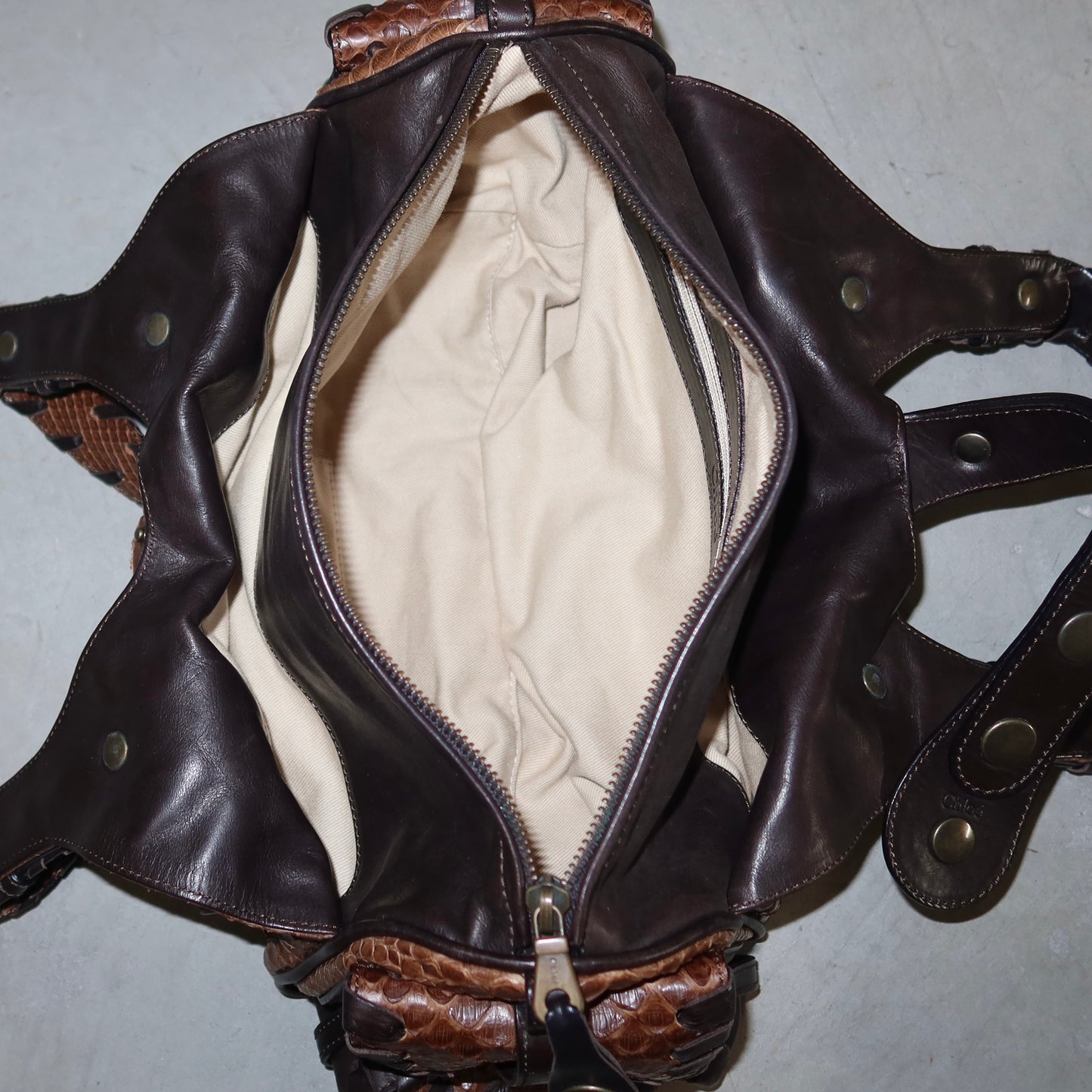 Chloé AW2005 Python Silverado