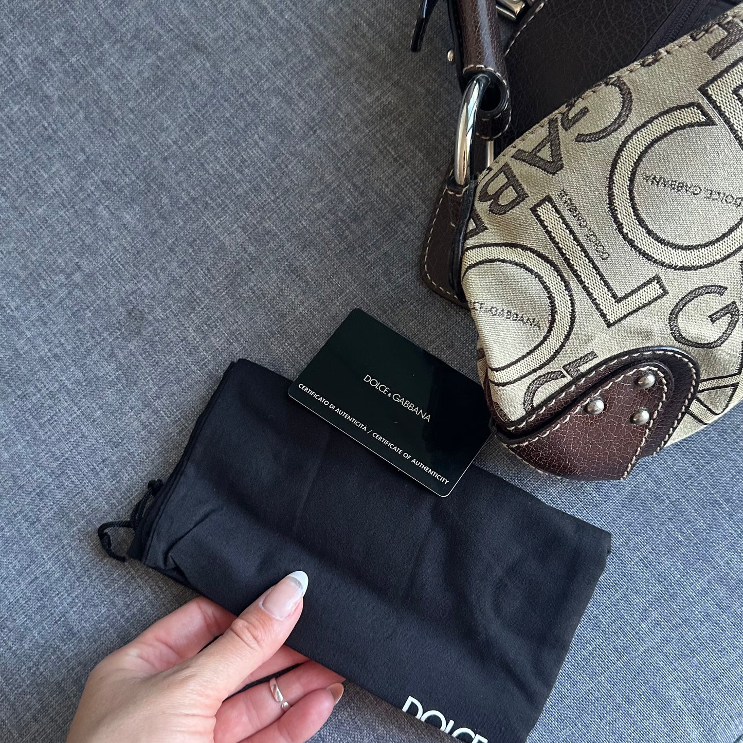 Dolce & Gabbana Large Monogram Classic Flap Bag