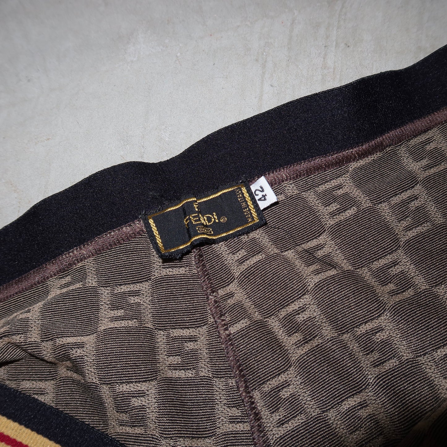 Fendi Mare Zucca Print Capris