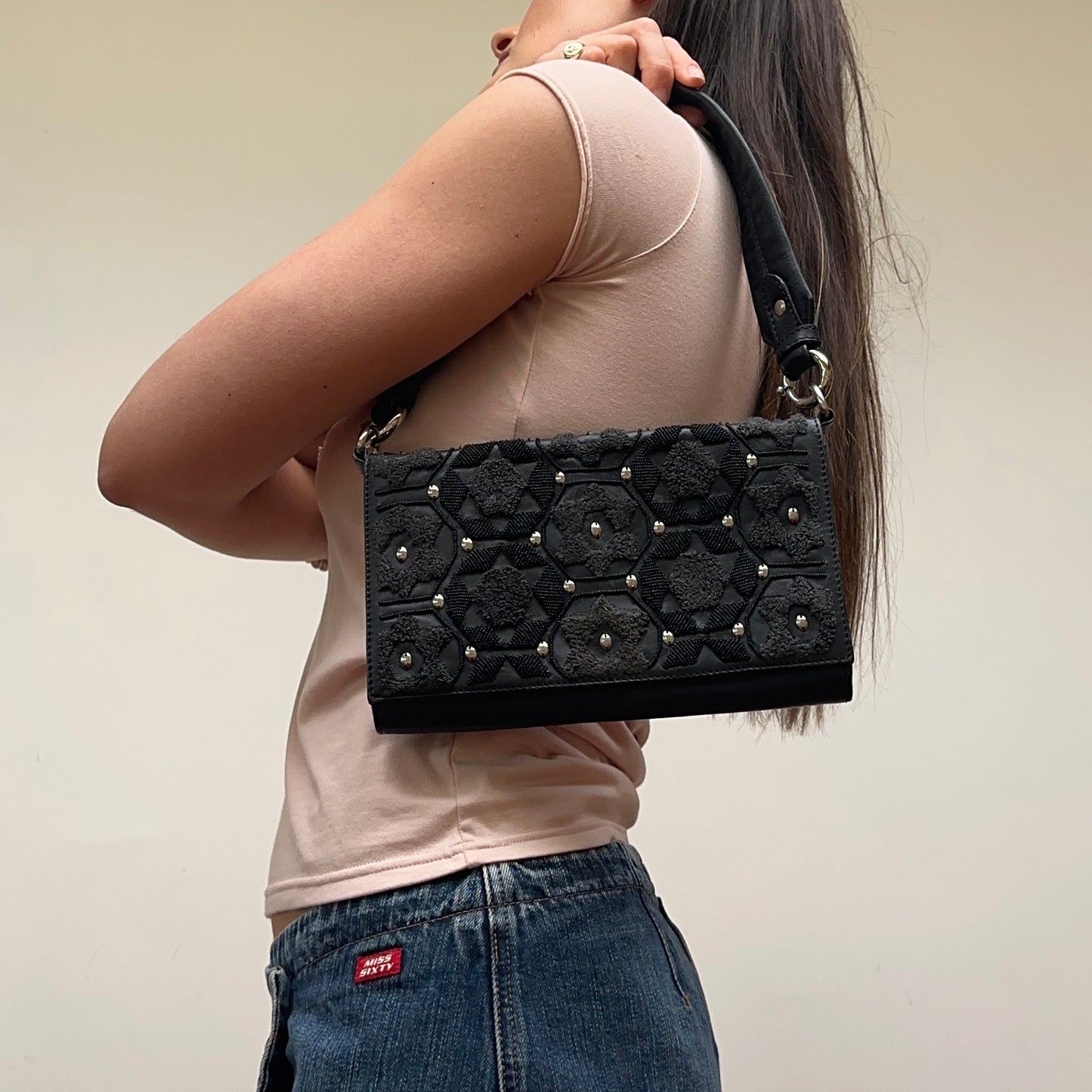 Chloé SS2005 Beaded Bracelet Bag Pochette