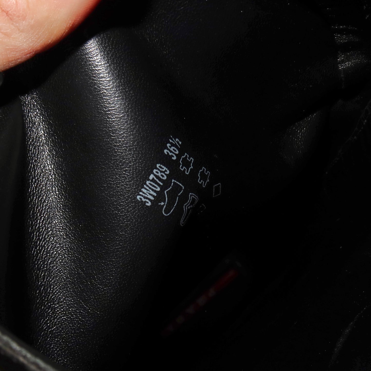 Prada Sport Leather Knee High Boots (36.5)