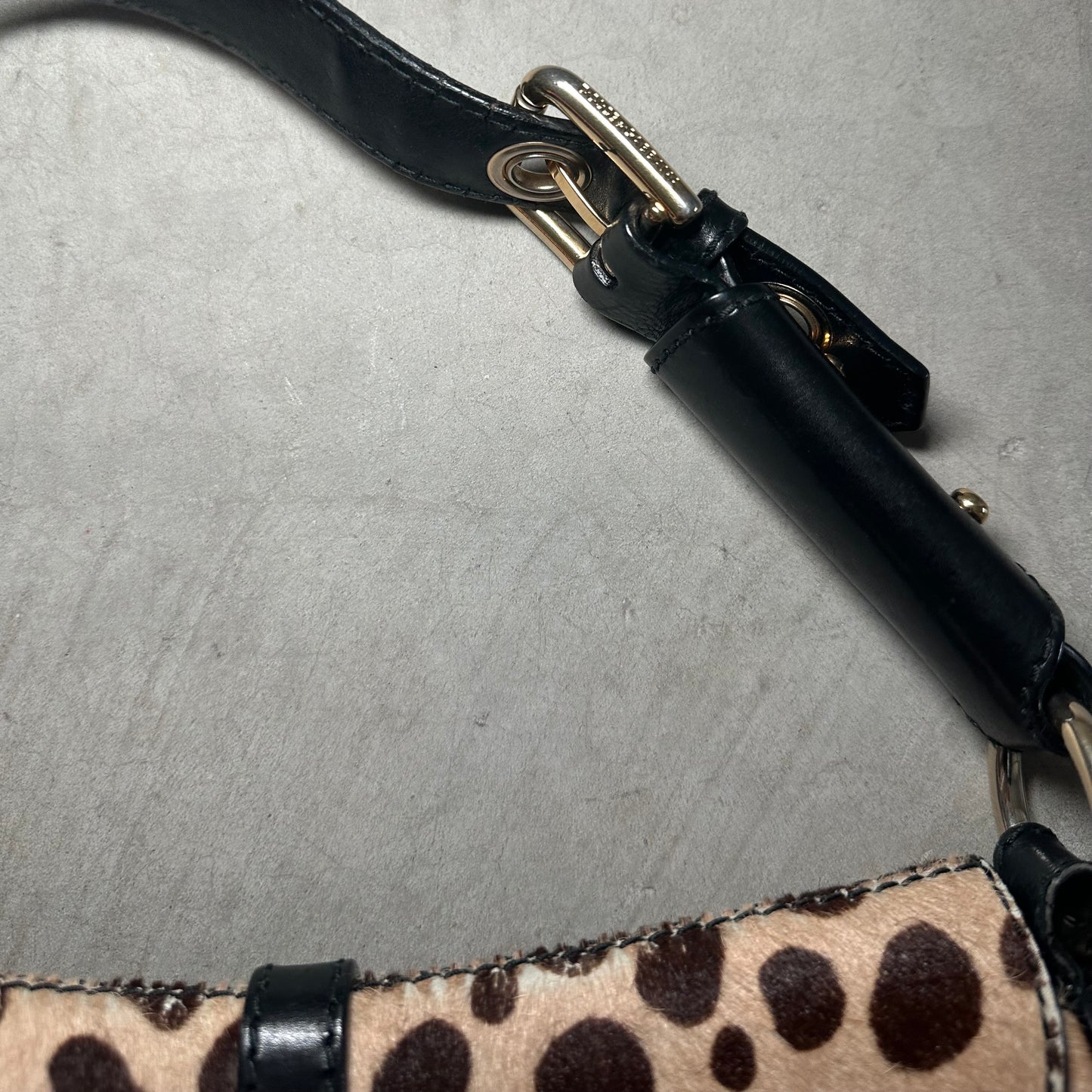 Dolce & Gabbana Flap Front Pony Hair Cheetah Print Bag