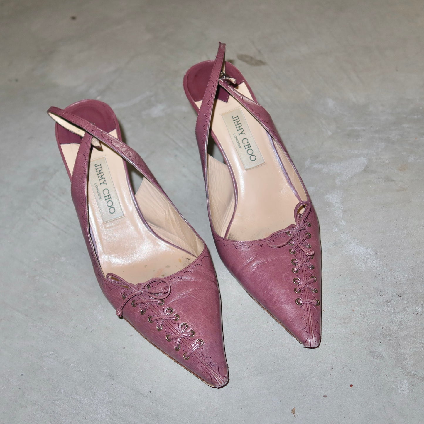 Jimmy Choo Leather Heels (40.5)