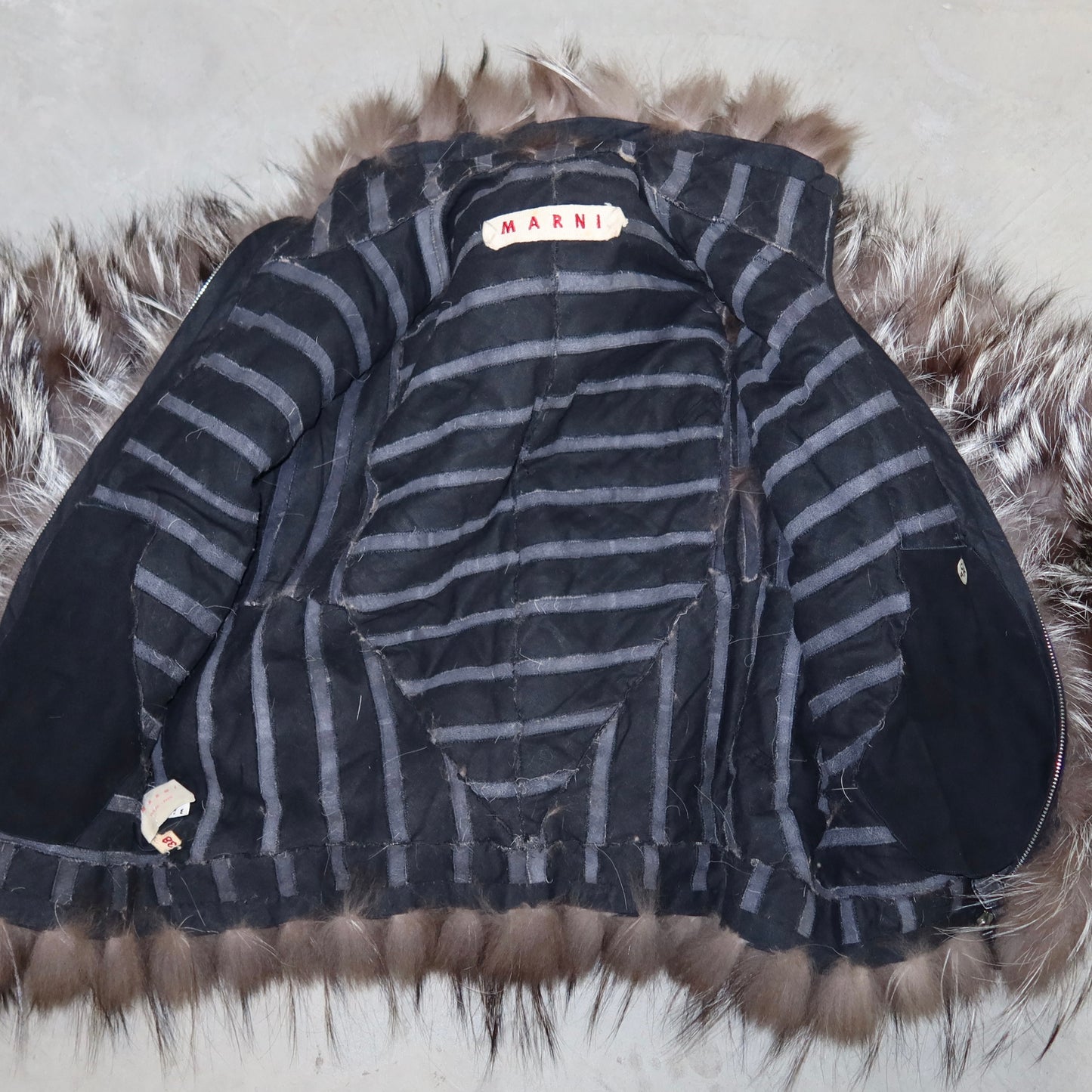 Marni Fox Fur Bomber