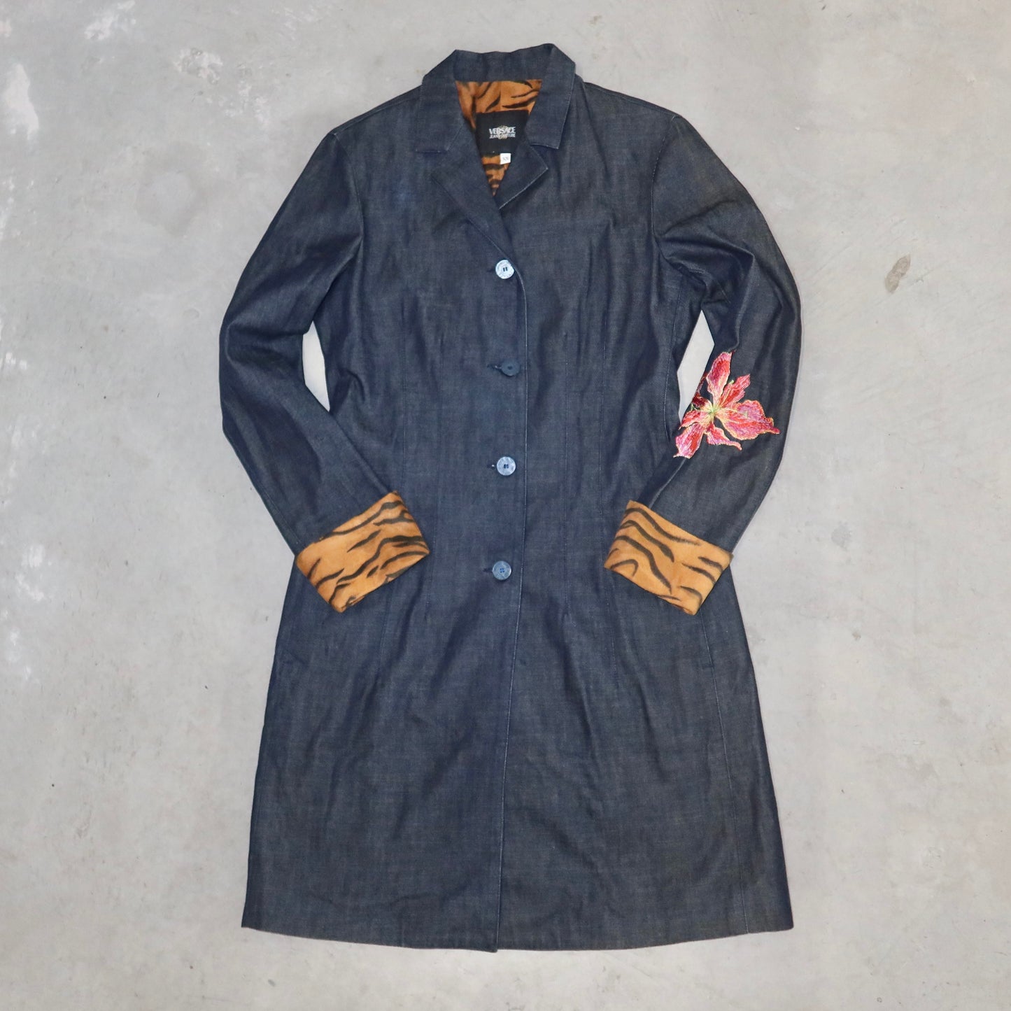 Versace Denim Trench