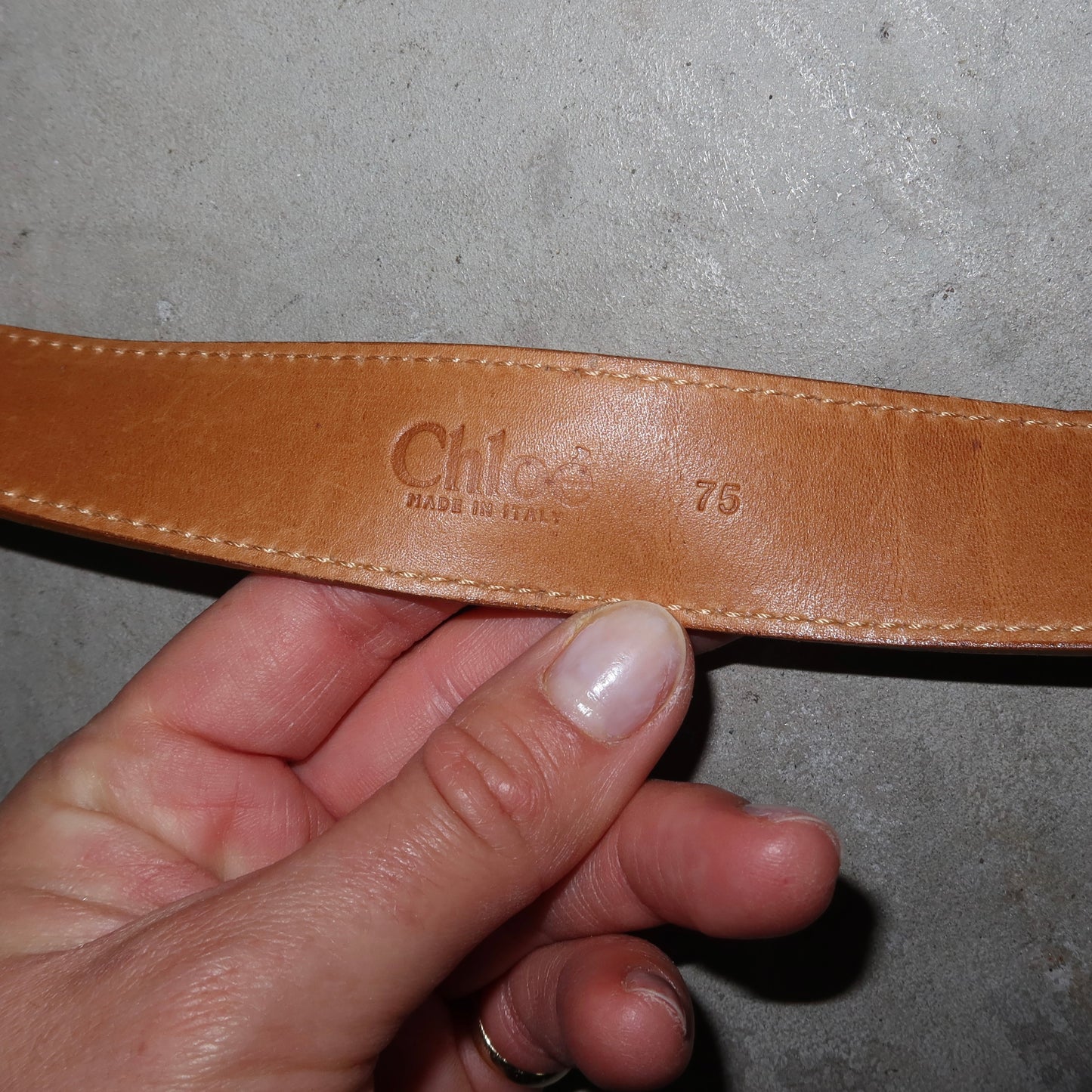 Chloé Leather Embellished Belt