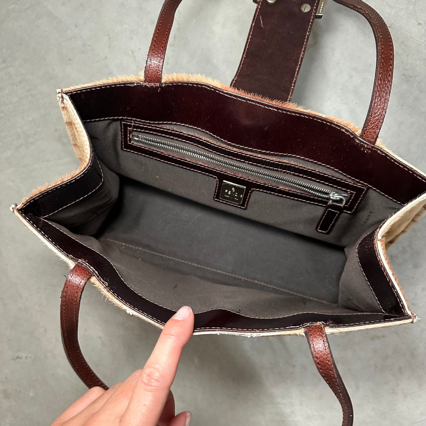 Fendi Brown Cowhide Bag