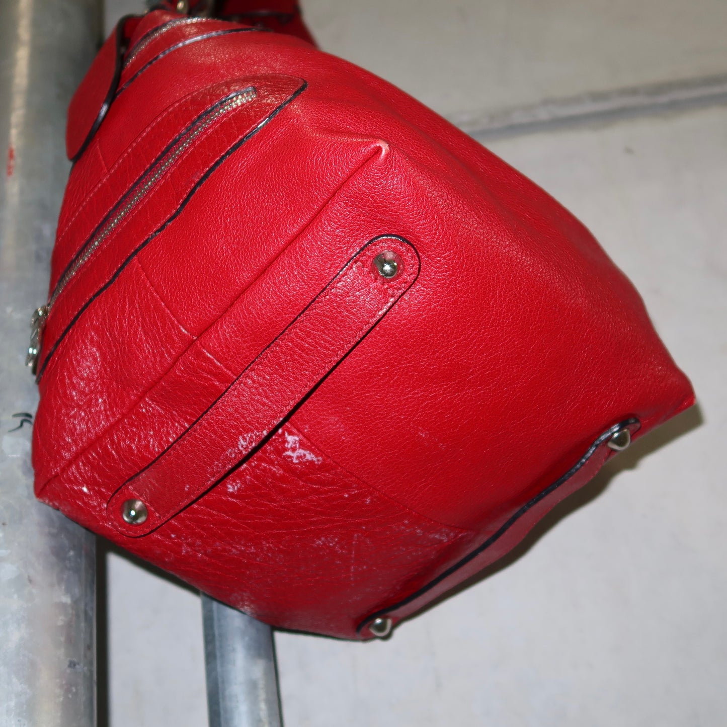 Chloé AW2003 Red Chain Handle Camera Bag