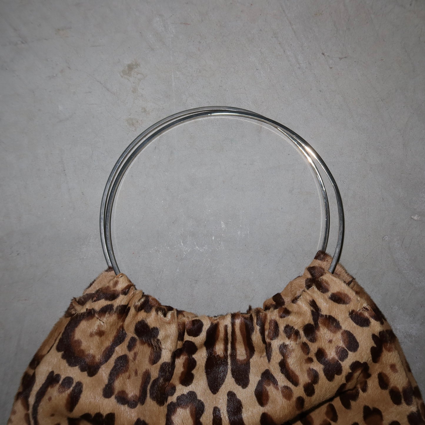 Fendi Cowhide Leopard Print Tote