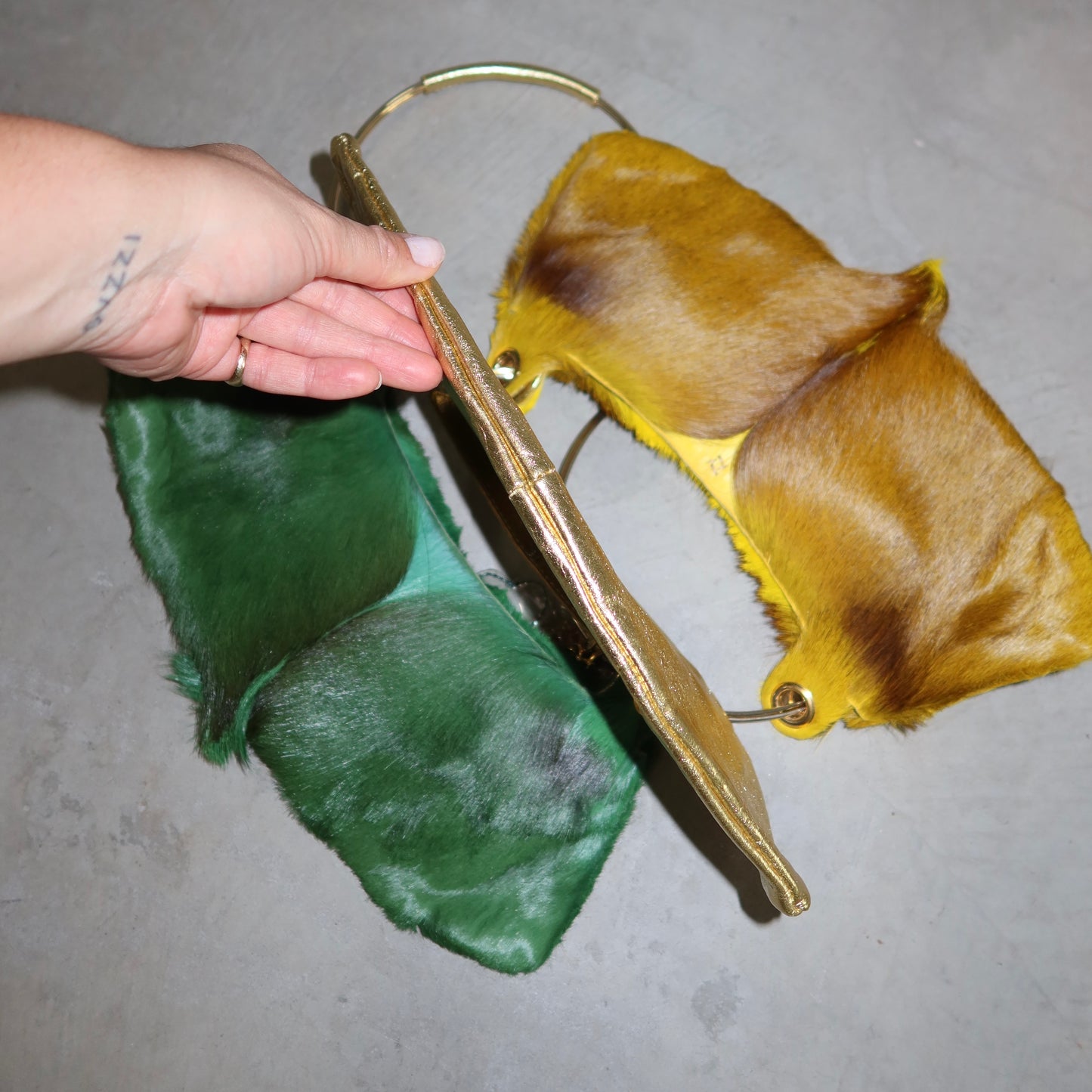 Vintage Japanese Real Fur Bag