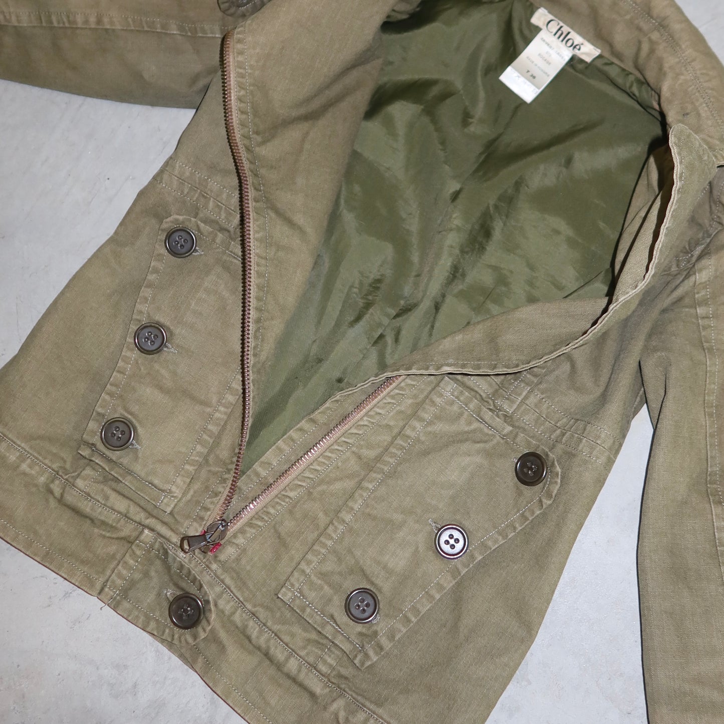 Chloé AW2004 Military Jacket
