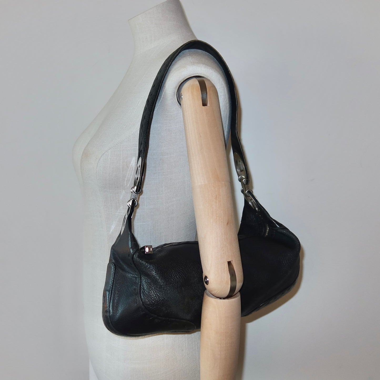 Escada Black Leather Bag