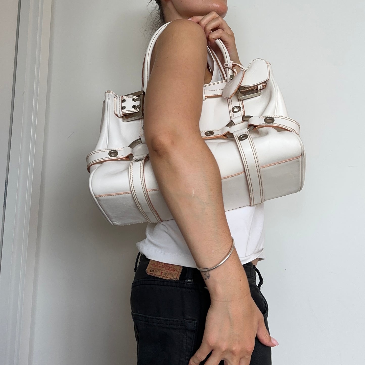 Luella White Leather Bag