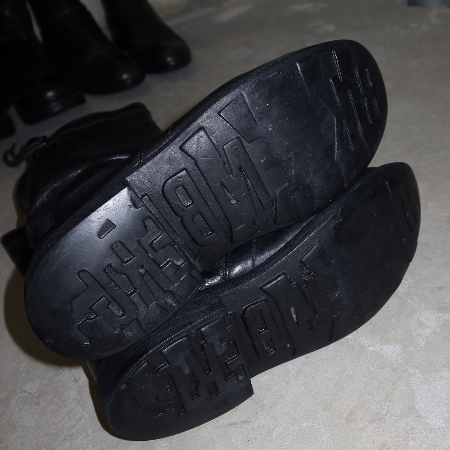 Dirk Bikkembergs Leather Motorcycle Boots (40)