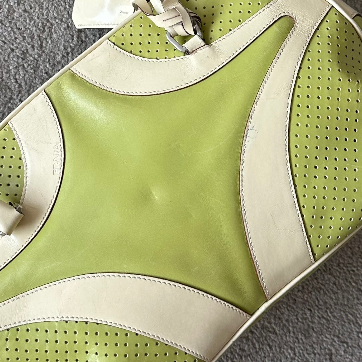 Prada Green Bowling Bag
