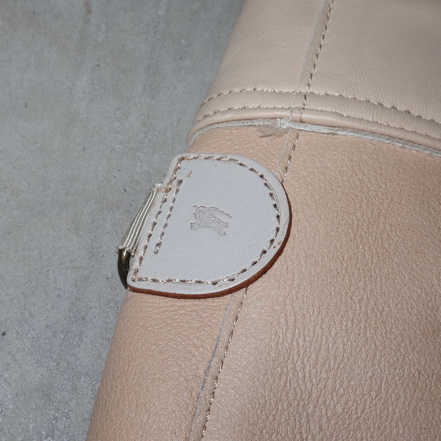 Burberry Leather and Shearling Mini Skirt