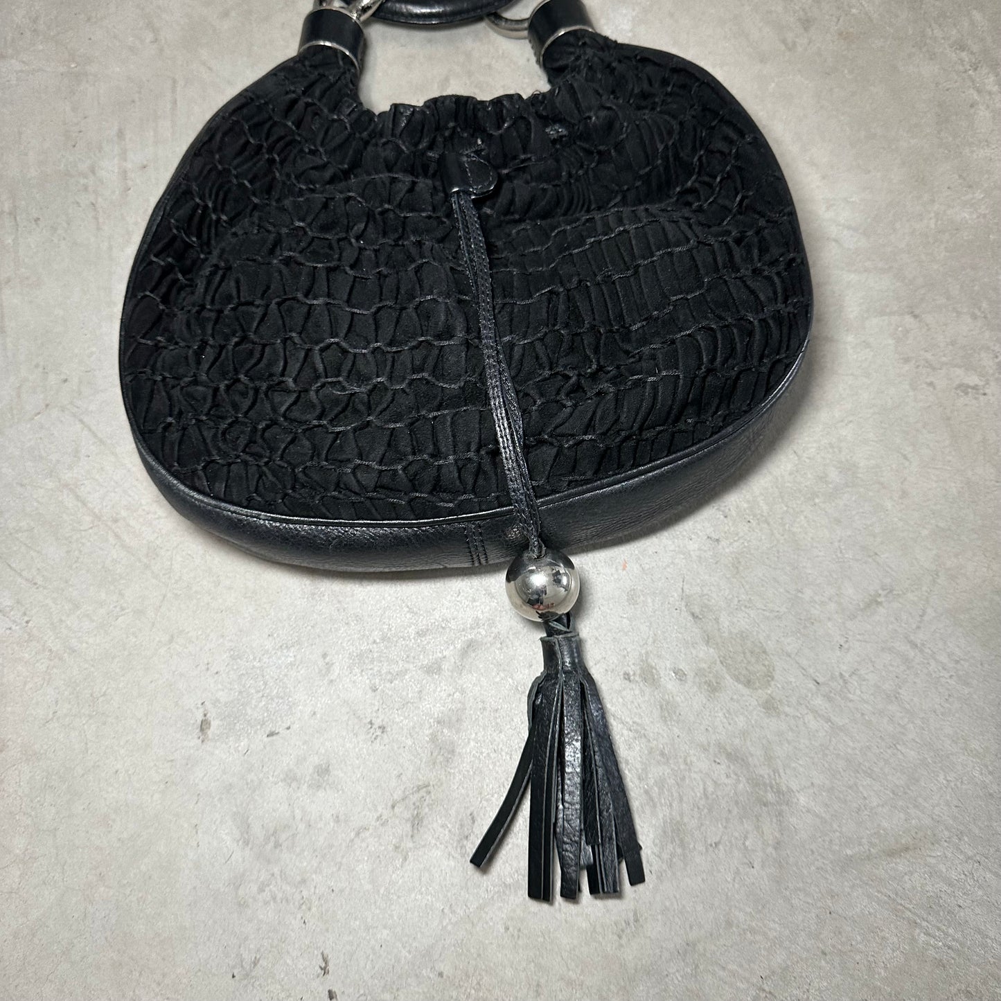 Chloé Black Suede Bracelet Bag