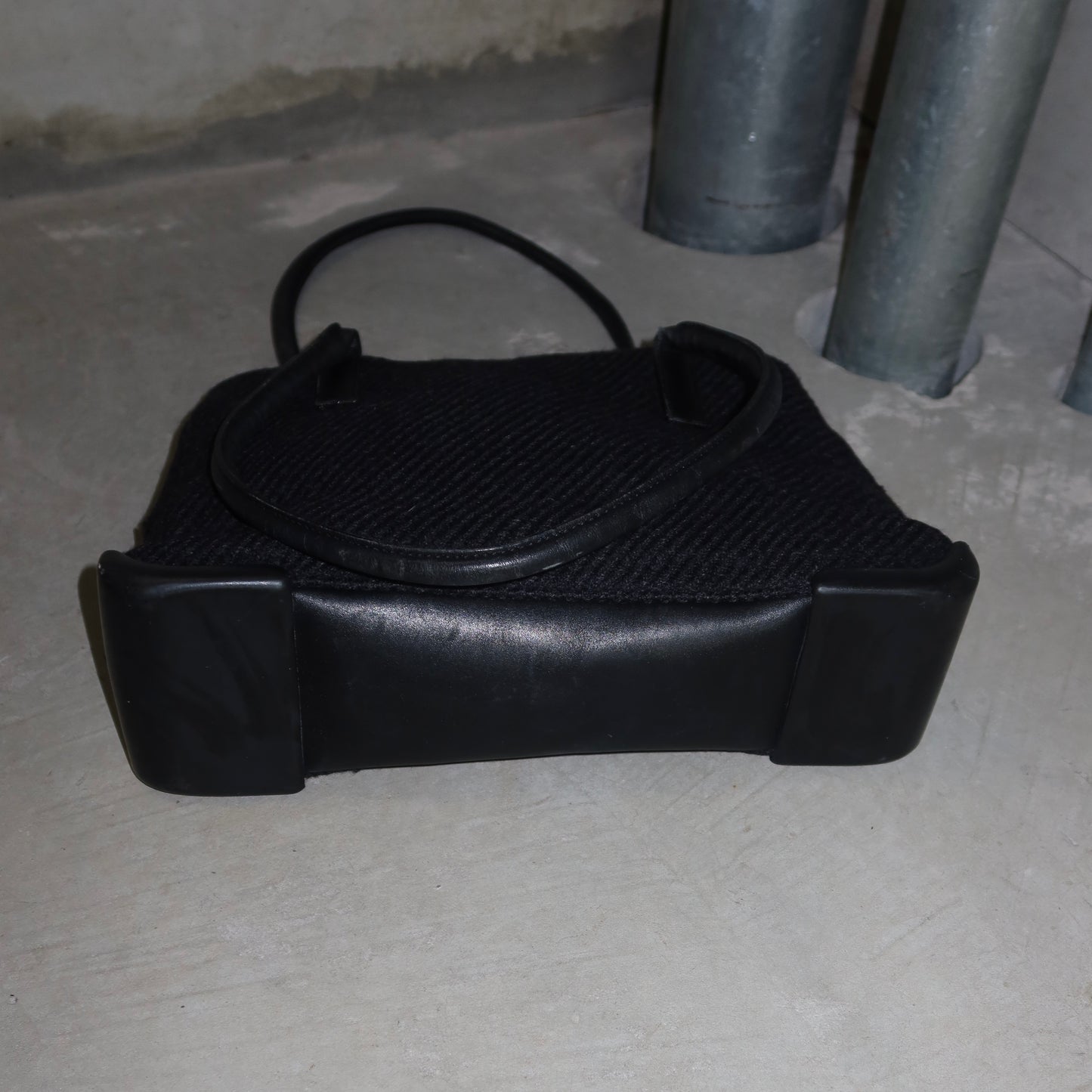 Prada Re-Edition 1995 Grey Wool Bag