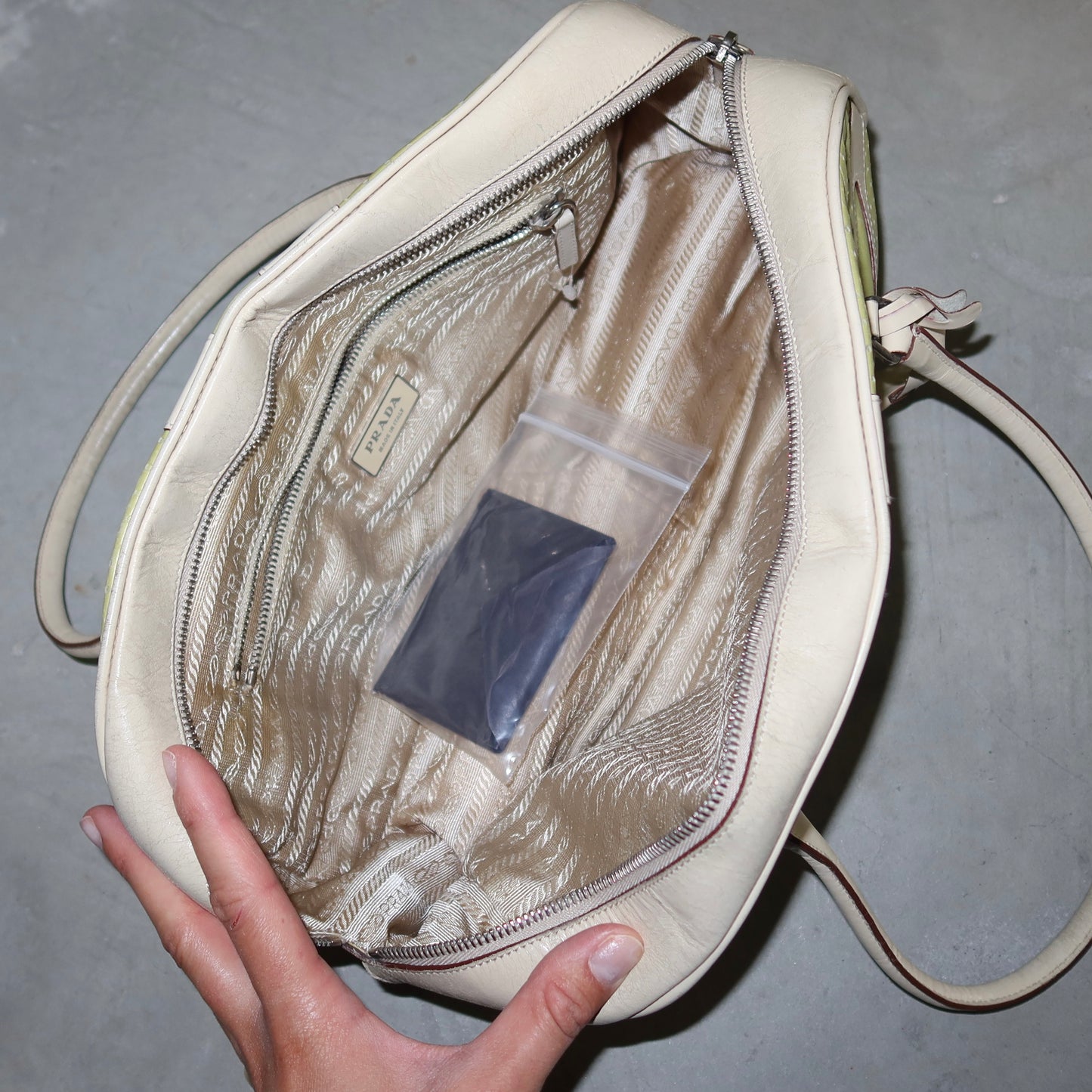 Prada Green Bowling Bag