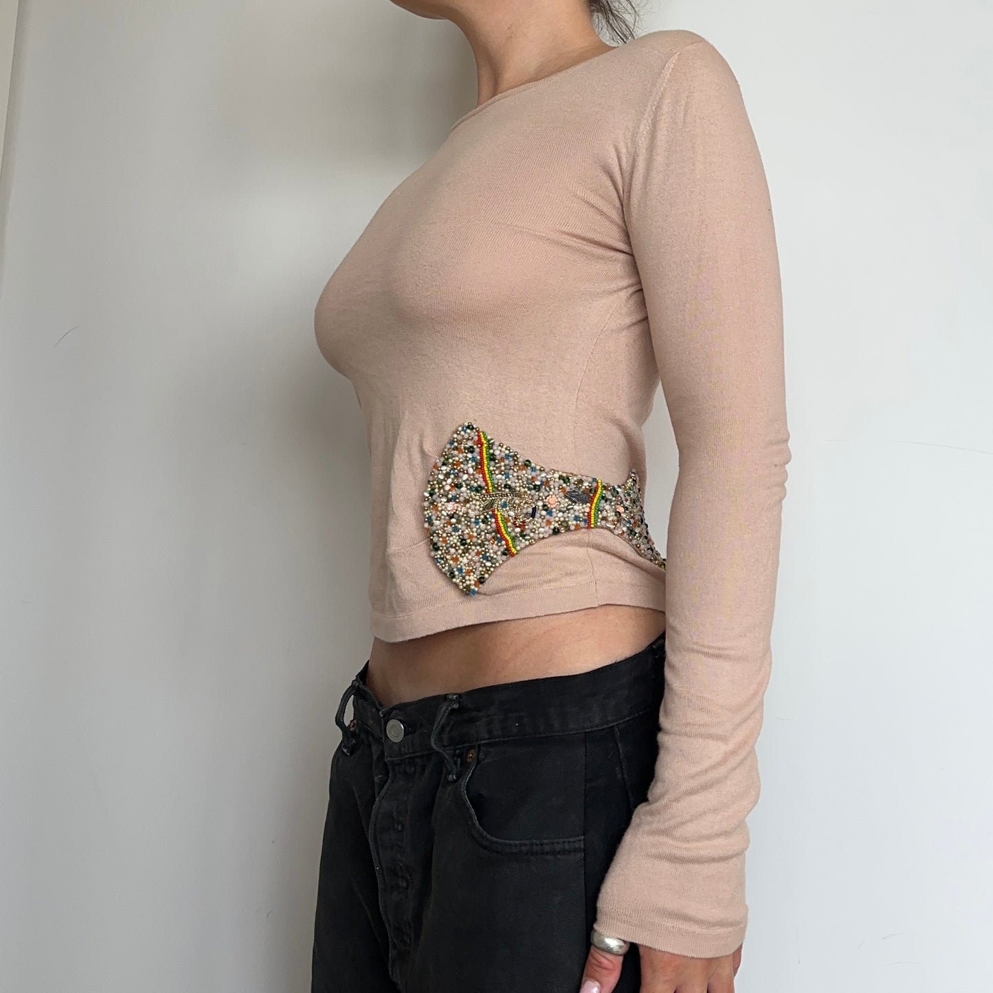 Chloé SS2002 Beaded Jumper