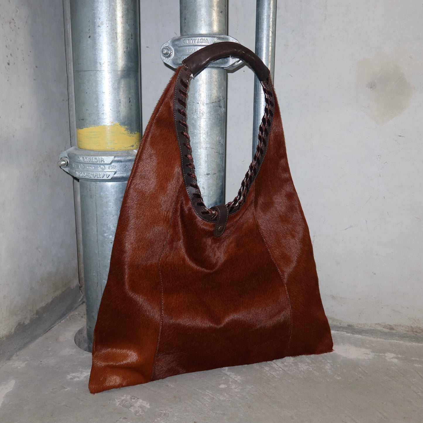 Gianni Notaro Cowhide Hobo Bag
