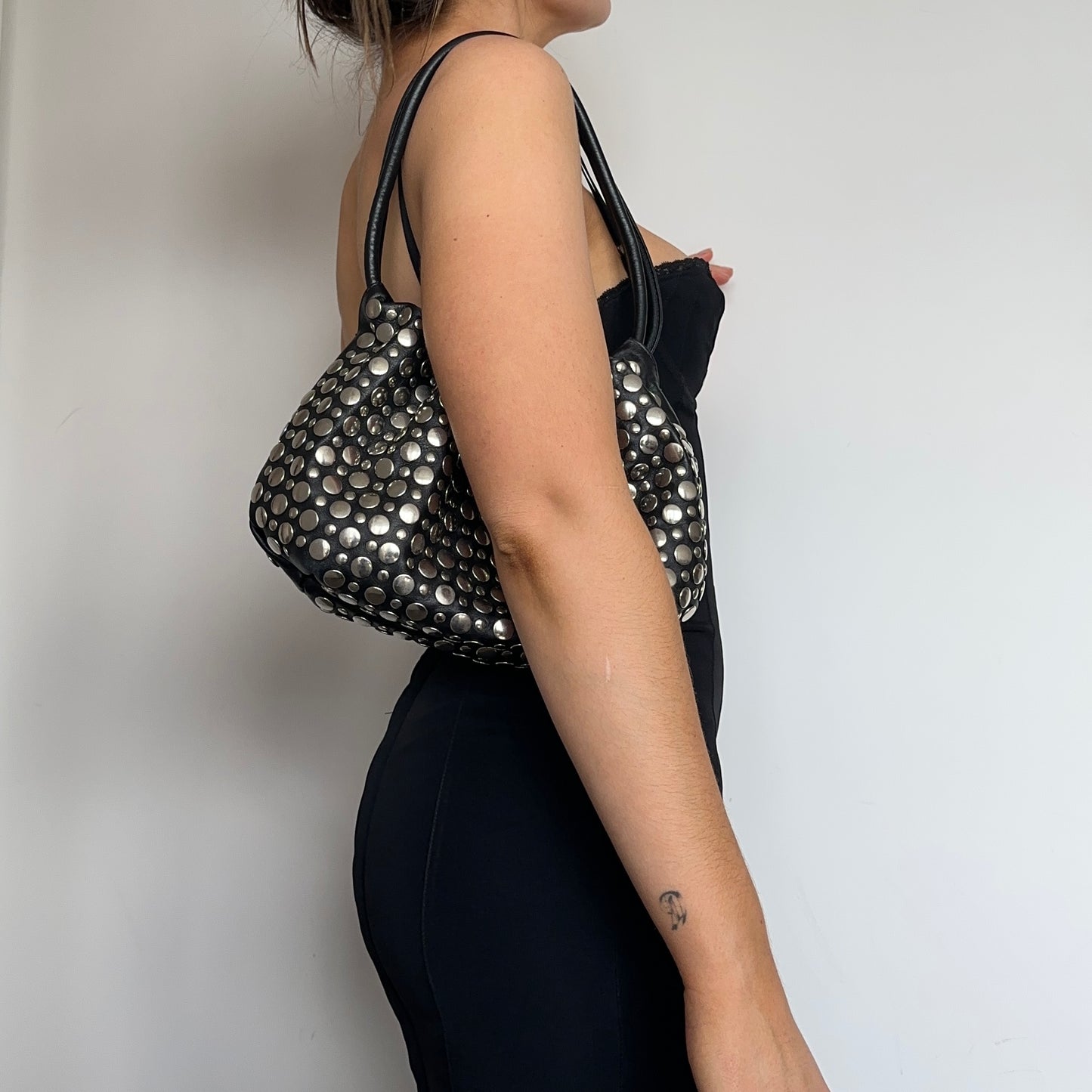 Sonia Rykiel Black and Silver Domino
