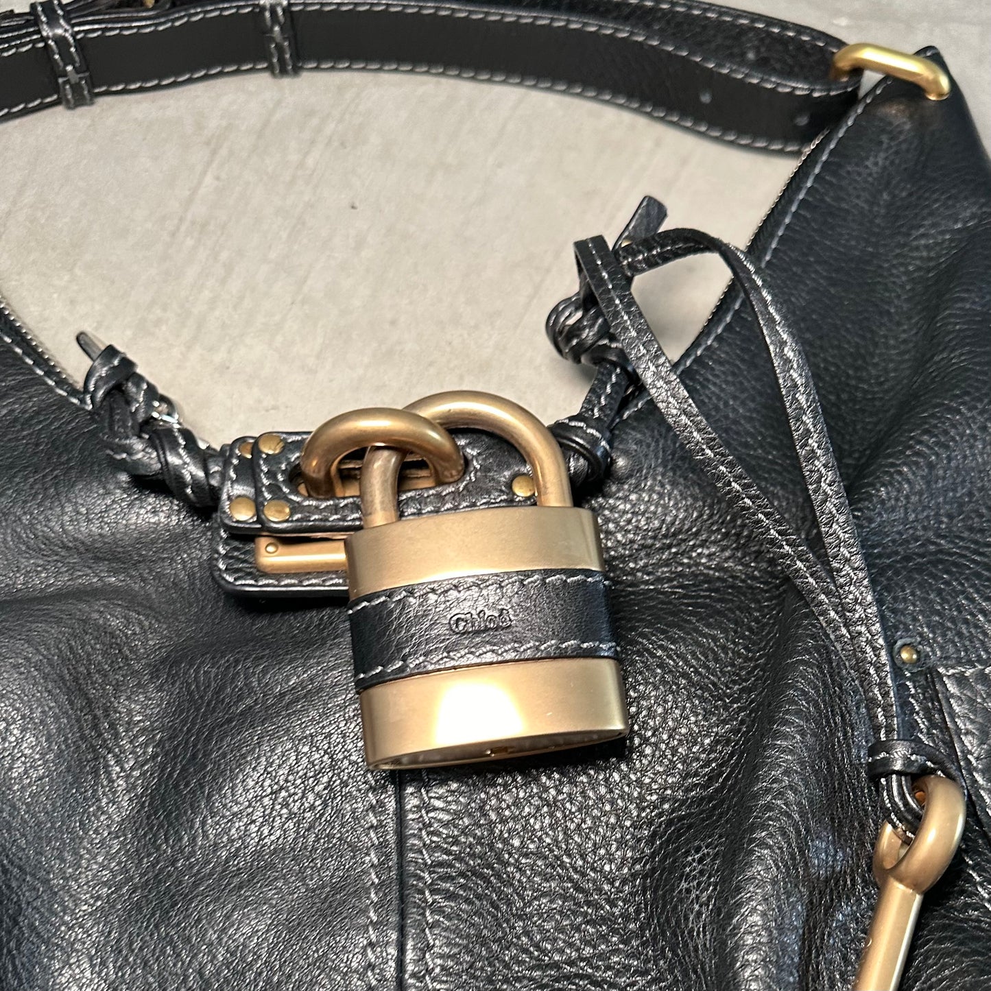 Chloe Black Crescent Paddingon