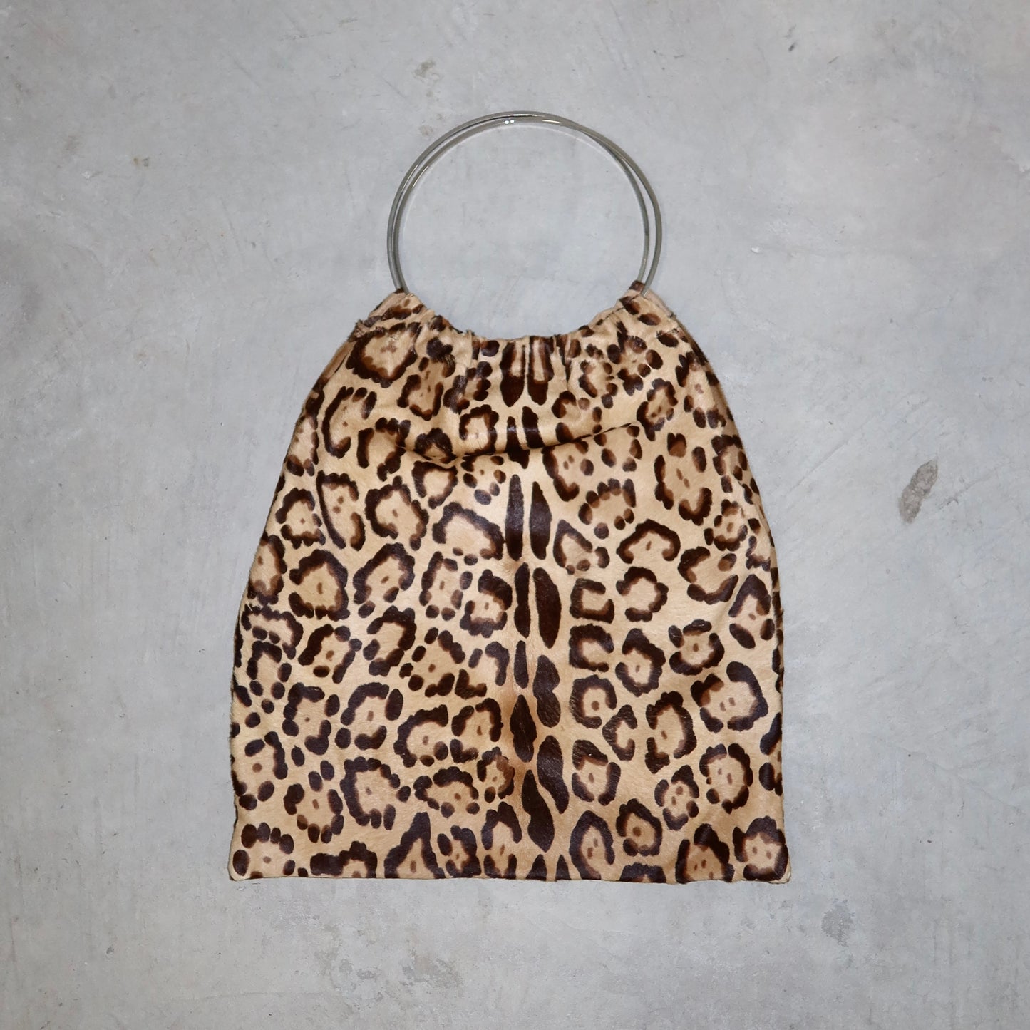 Fendi Cowhide Leopard Print Tote