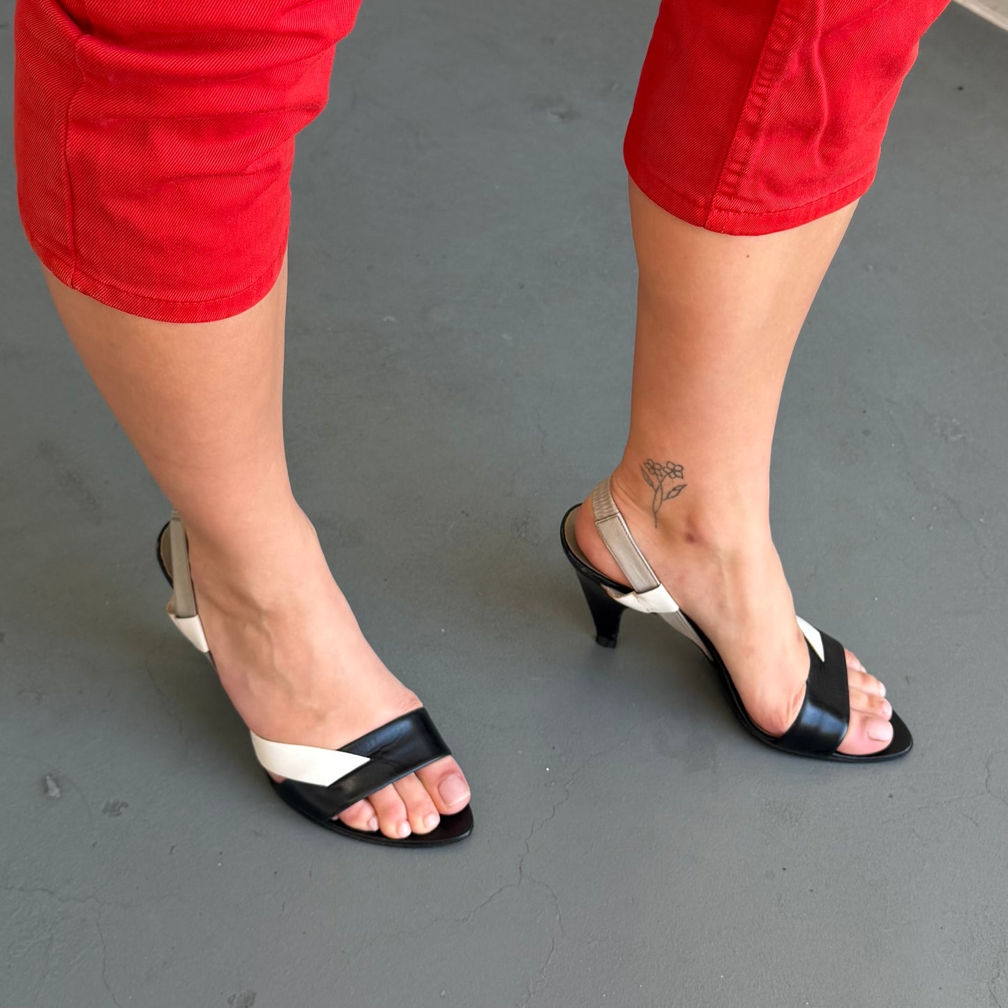 Miu Miu SS2001 Colour Block Heels (37.5)