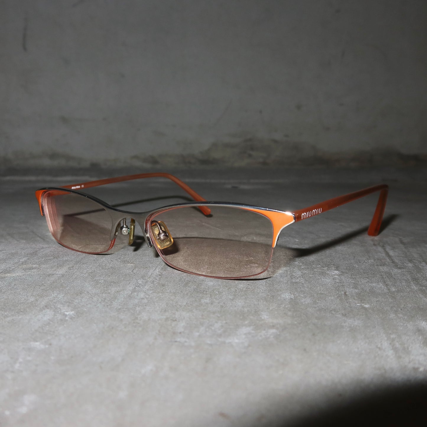 Miu Miu Orange Optical Glasses