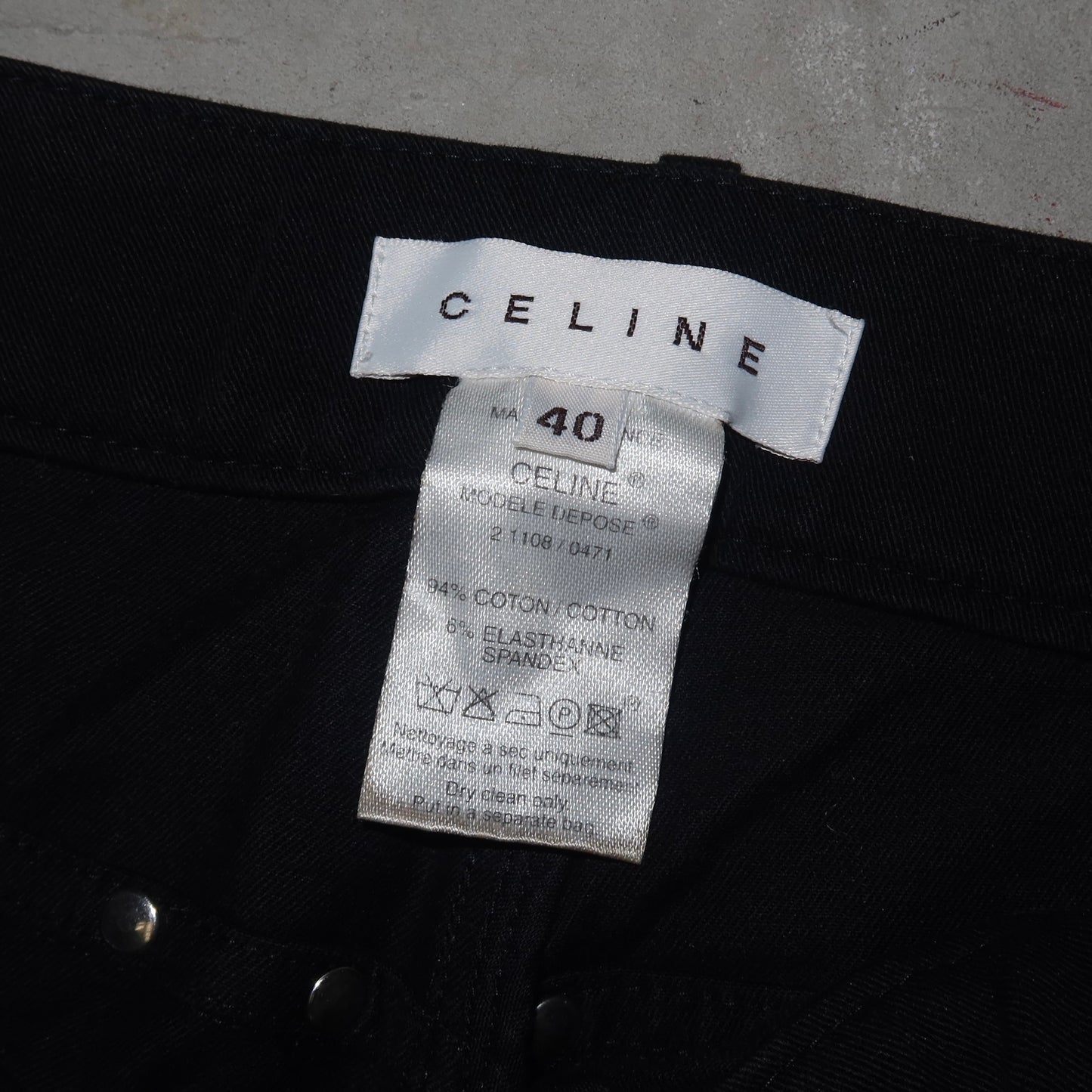 Celine Bootcut Popper Jeans