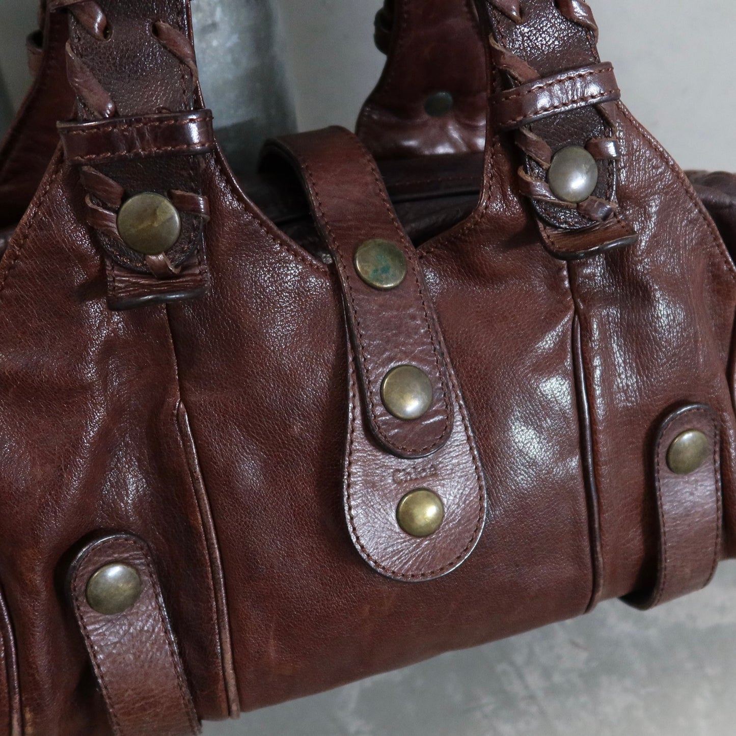Chloé Brown Leather Silverado