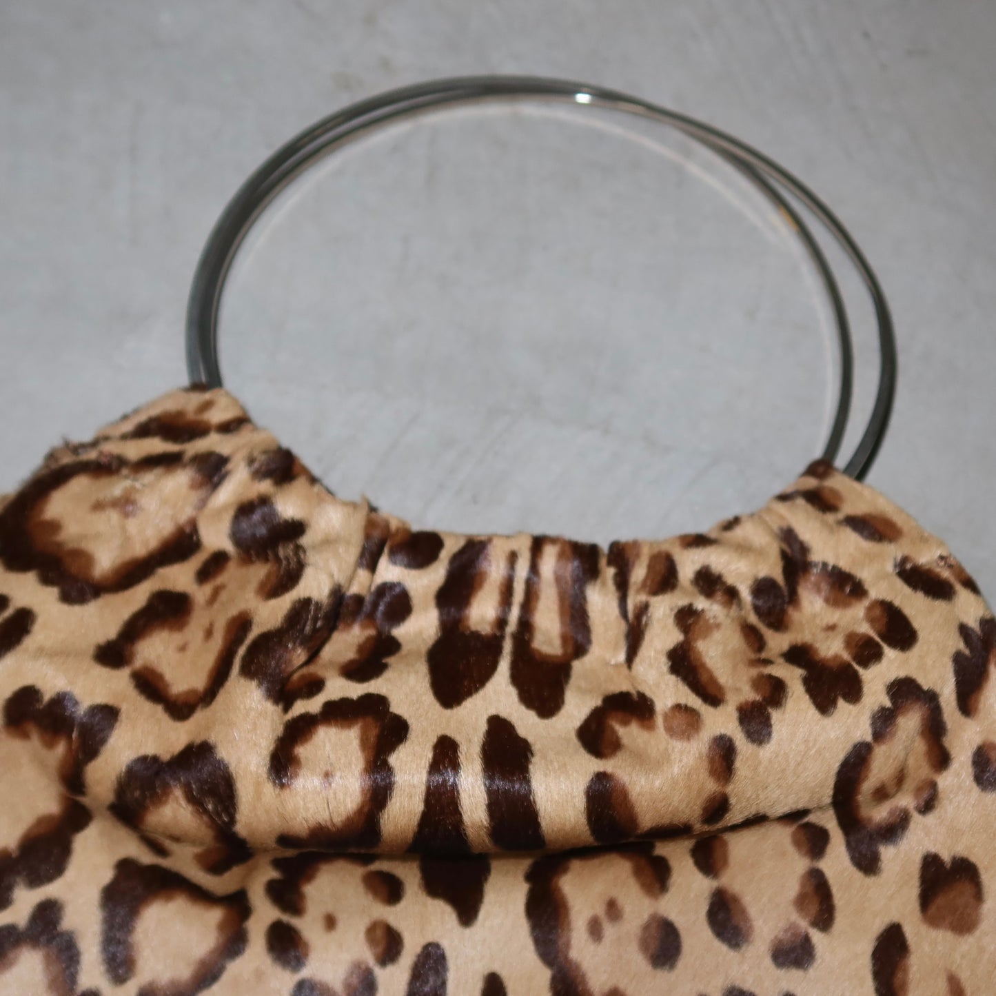 Fendi Cowhide Leopard Print Tote