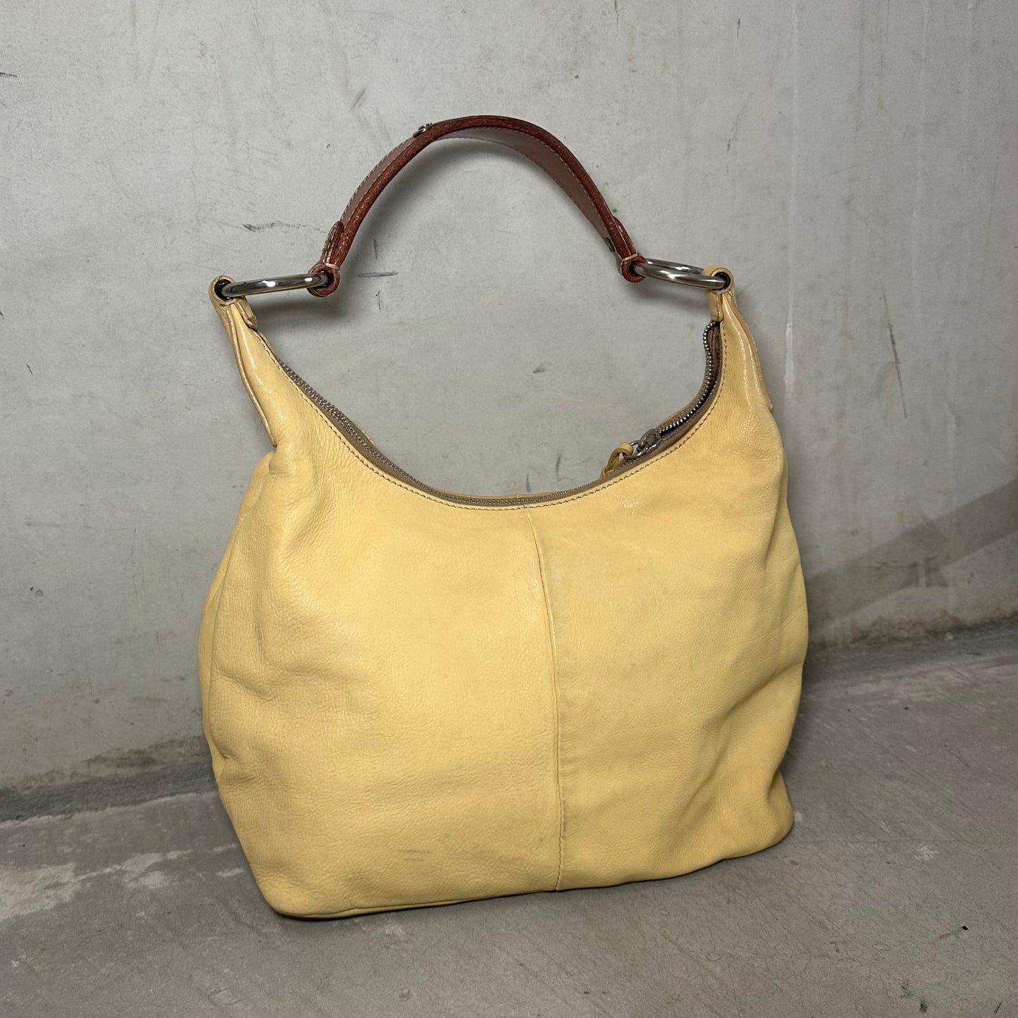 Miu Miu Yellow Leather Bag