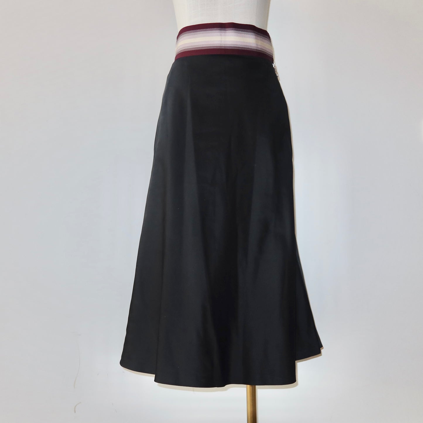 Chloé AW2001 Black Midi Skirt
